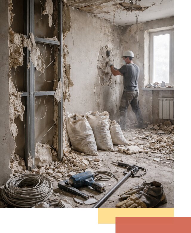 Профессиональный демонтаж зданий и конструкций в Котласе