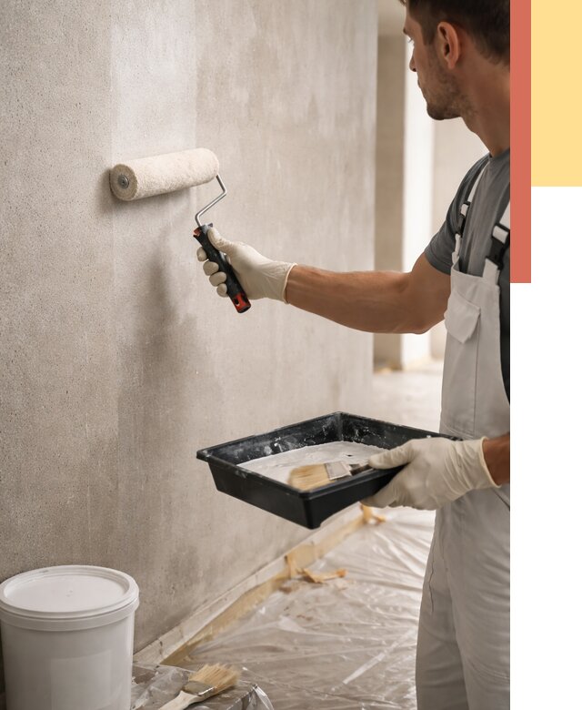 Грунтовка стен в Котласе от 2280 руб. м2 — быстро, недорого, с материалом | ОТДЕЛОЧНИК-Ктл