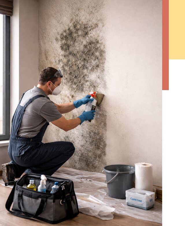 Удаление плесени со стен в Котласе от 2228 руб. — быстро и недорого | ОТДЕЛОЧНИК-Ктл