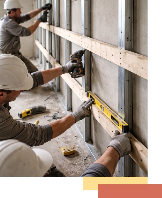 Устройство обрешетки под панели в Котласе