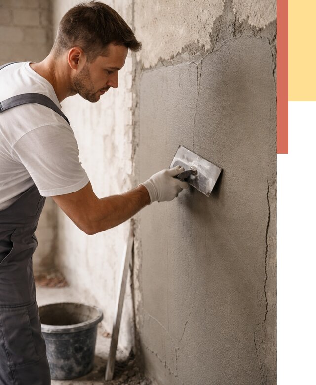 Штукатурка стен под плитку в Котласе от 4352 руб./м2 — выравнивание под плитку | ОТДЕЛОЧНИК-Ктл