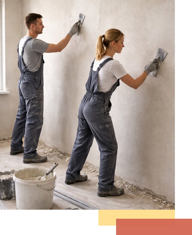 Штукатурка стен под обои в Котласе профессионально и быстро