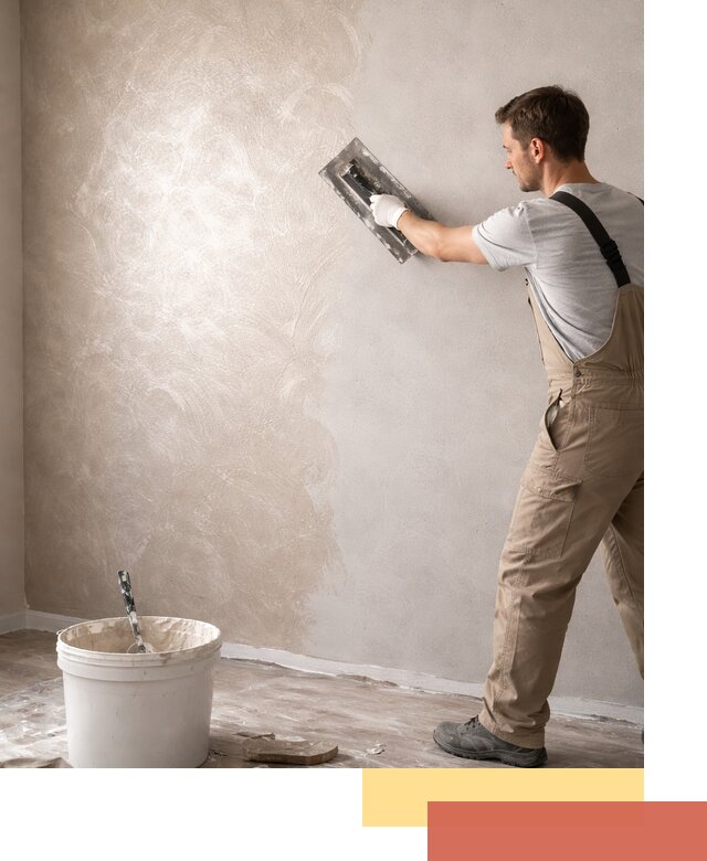 Декоративная штукатурка «Мокрый шелк» под ключ в Котласе