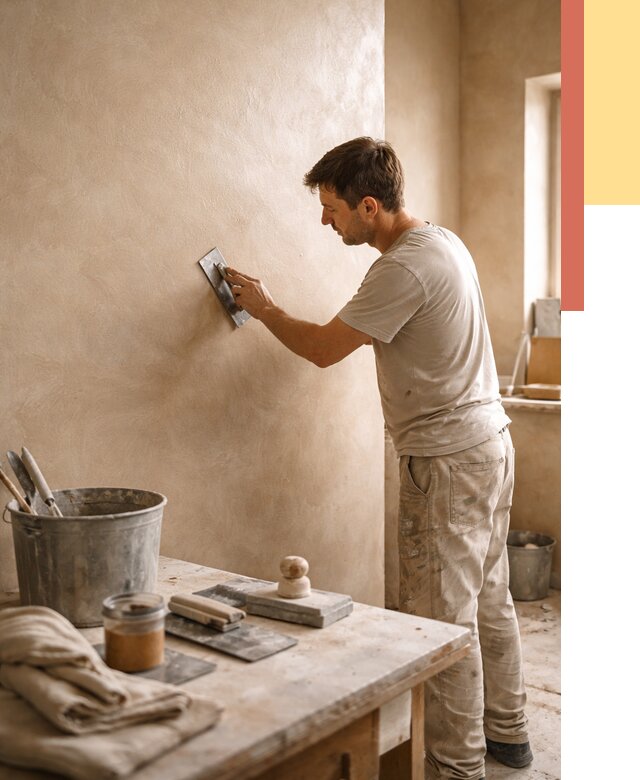 Марокканская штукатурка таделакт в Котласе под ключ от 4352 руб. | ОТДЕЛОЧНИК-Ктл