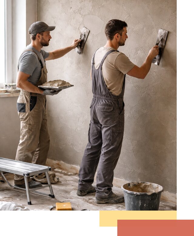 Ремонт декоративной штукатурки и восстановление фактуры в Котласе