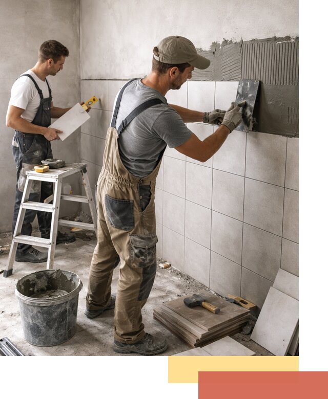 Укладка плитки на стены в Котласе профессионально и надежно