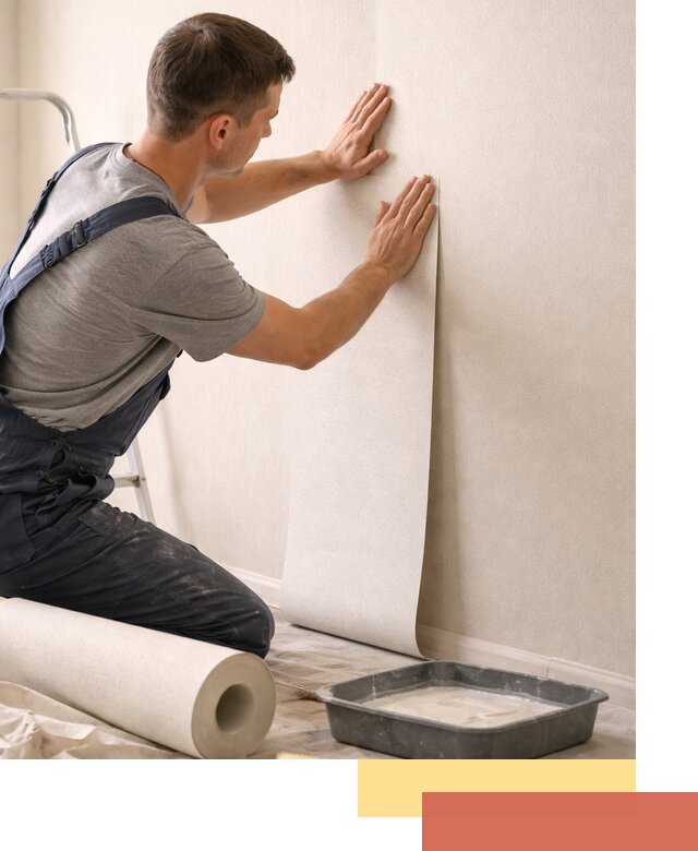 Поклейка флизелиновых обоев в Котласе качественно и быстро