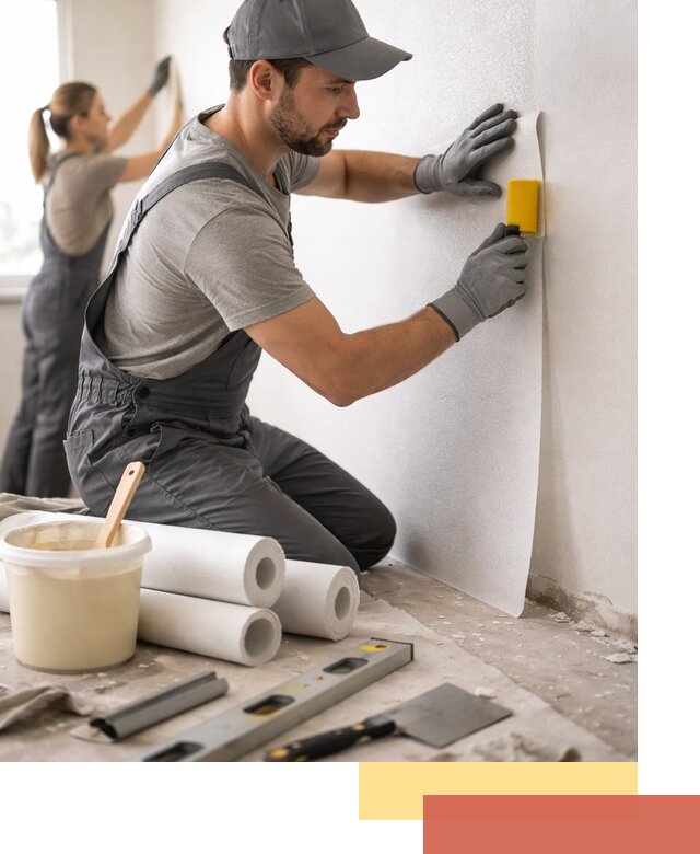 Поклейка стеклообоев профессионально в Котласе