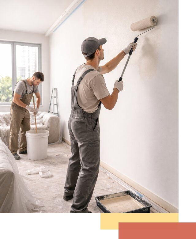 Покраска стен в офисе в Котласе — быстрый и качественный ремонт