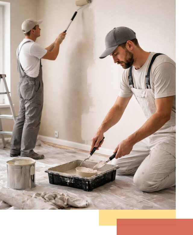 Покраска стен в квартире в Котласе — профессионально и аккуратно