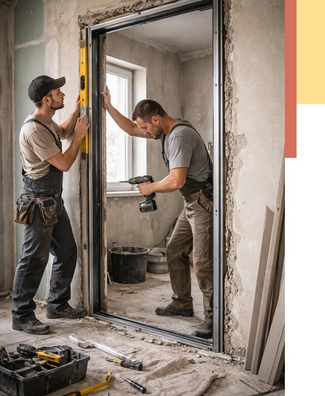 Закладка дверного проема в Котласе от 3627 руб. — быстро и недорого | ОТДЕЛОЧНИК-Ктл