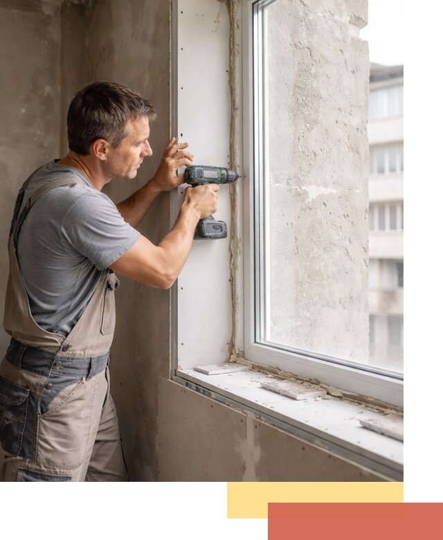 Монтаж гипсокартонных откосов в Котласе под ключ