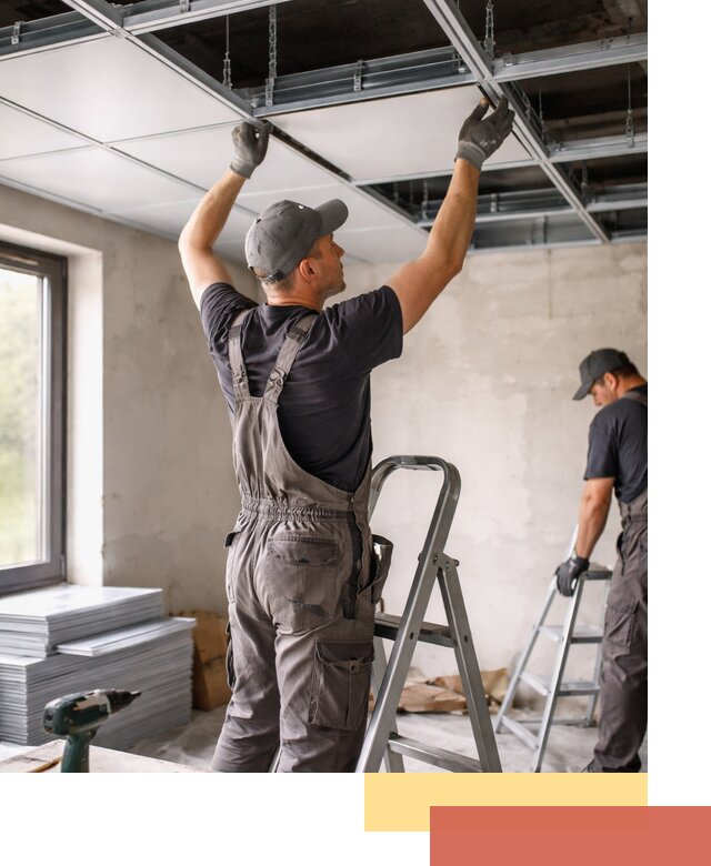 Монтаж кассетного потолка в Котласе качественно и быстро