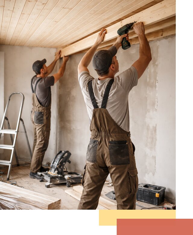 Монтаж потолка из вагонки в Котласе профессионально и аккуратно