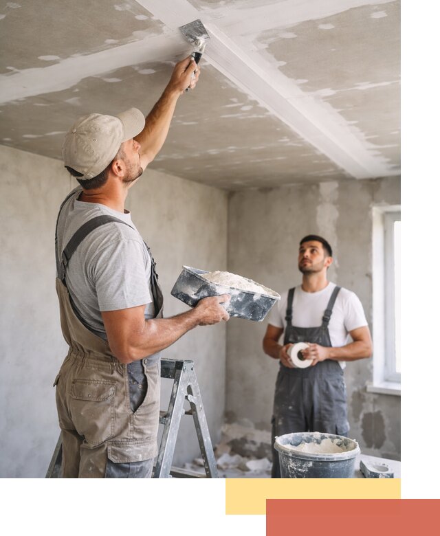 Обработка швов потолка ГКЛ в Котласе: качественная заделка и шпатлевка