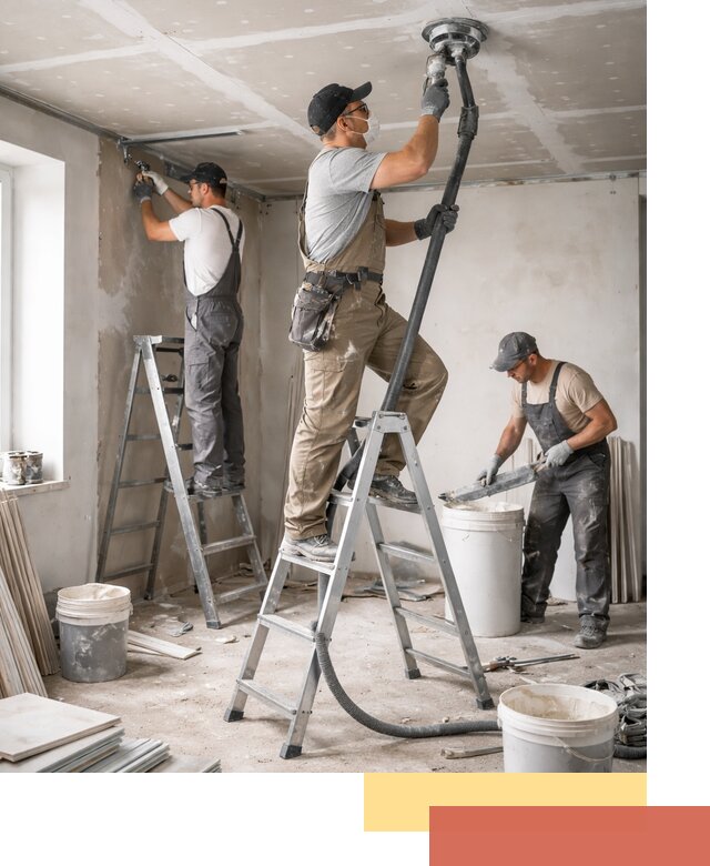 Ремонт потолка из гипсокартона в Котласе: быстрый и качественный монтаж