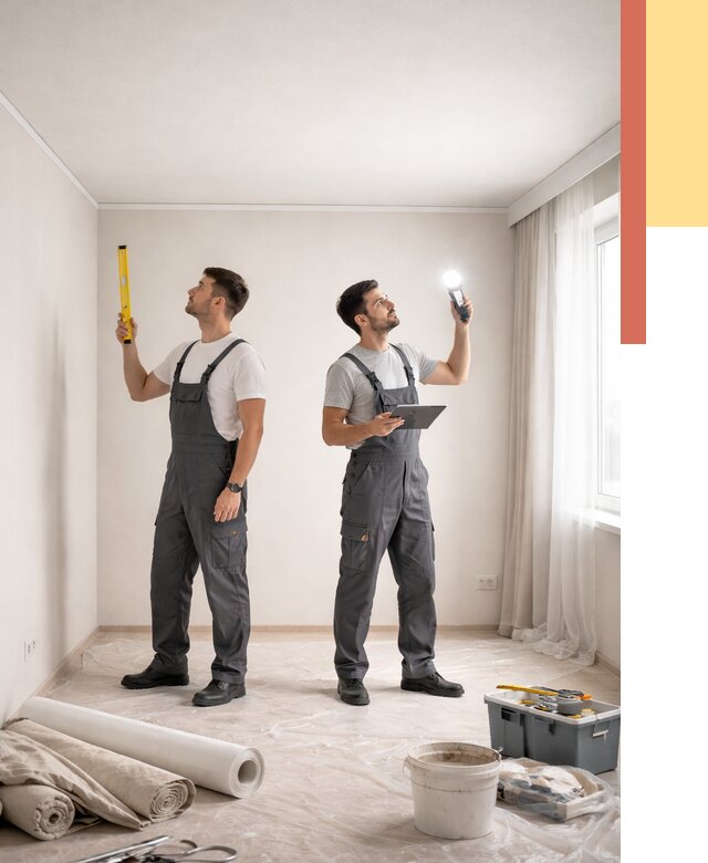 Отделка потолка в Котласе недорого от 777 руб/м2 | Услуги ОТДЕЛОЧНИК-Ктл