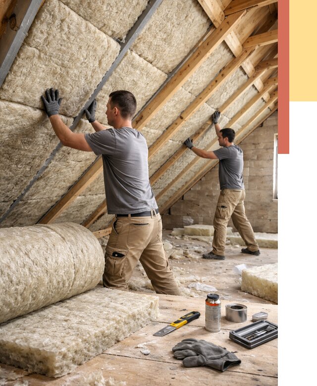 Утепление потолка минватой в Котласе от 1503 руб. — быстро и недорого | ОТДЕЛОЧНИК-Ктл