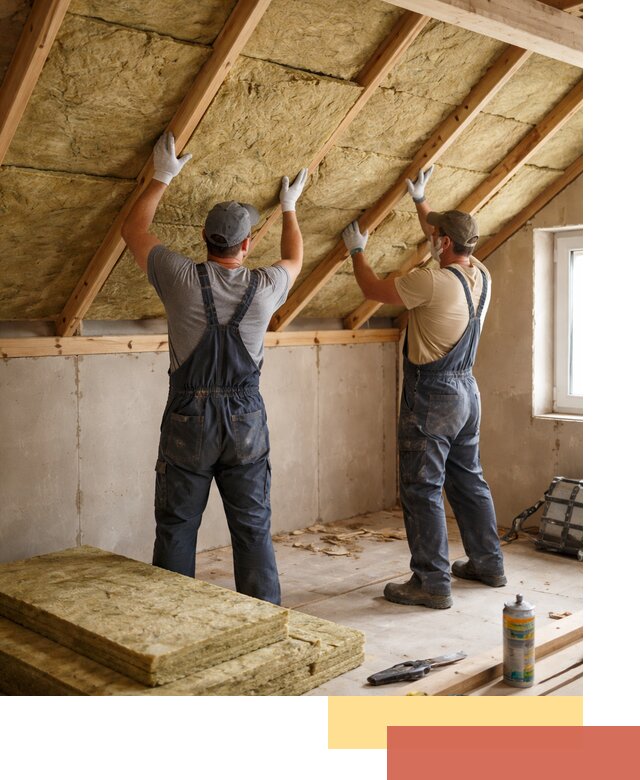 Утепление потолка минеральной ватой в Котласе